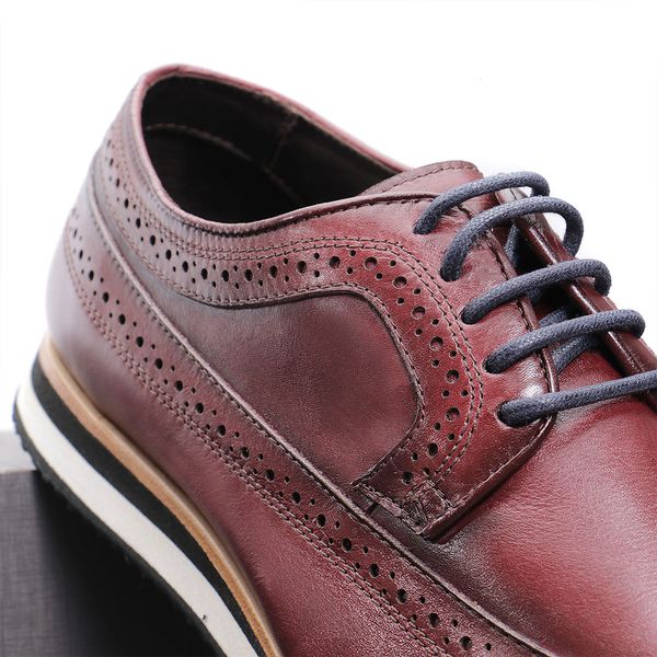 Sapato outlet brogue vermelho