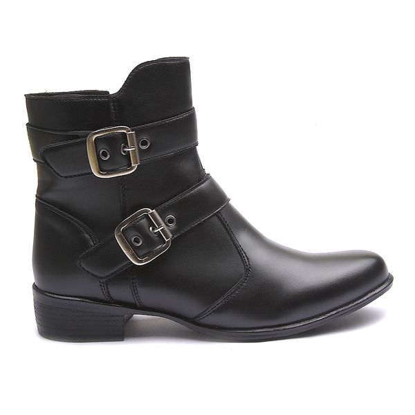 Bota Franshoes Feminino Cano Médio Preto