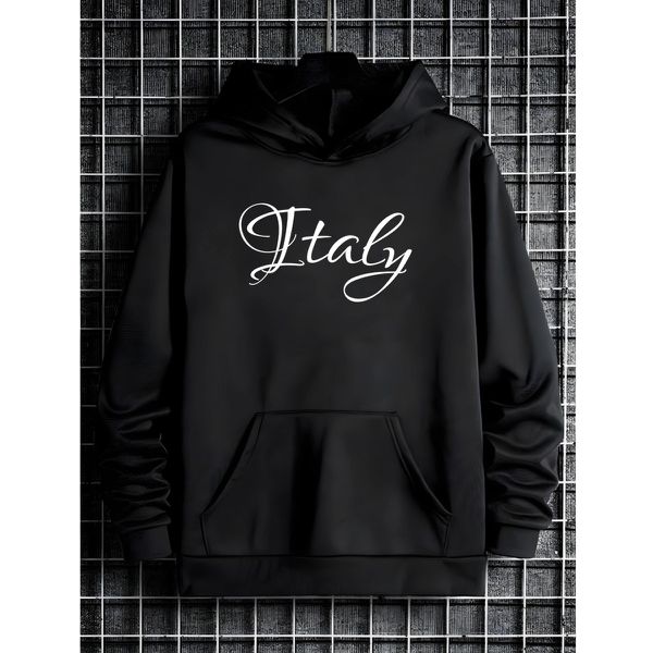 Moletom Franshoes Casual Italy Preto