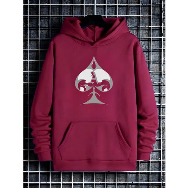 Moletom Franshoes Casual Espada Vermelho
