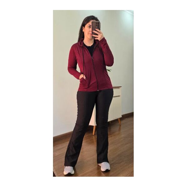 Jaqueta Dry Fit - Marsala - Use Lari Move