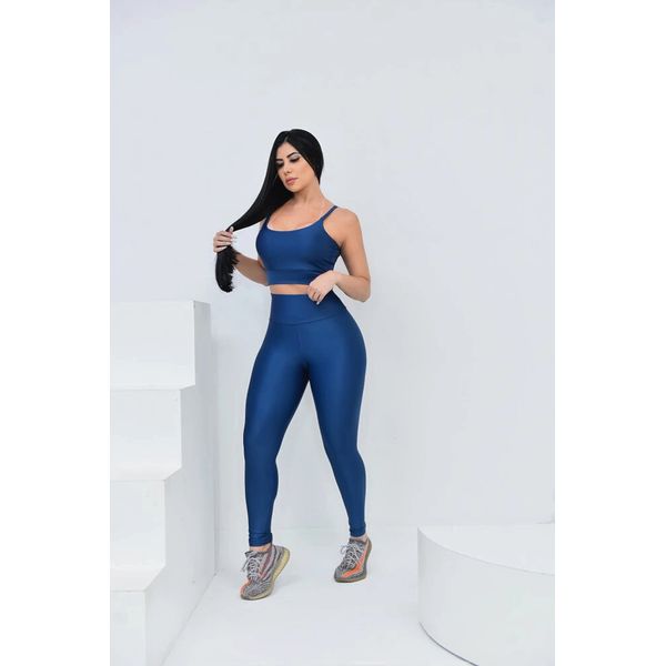 Conjunto Calça Kamila – Azul Escuro – Use Lari Move