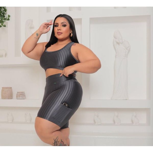Short Patricia – Cinza – Use Lari Move