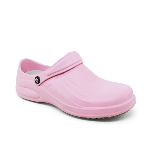 Sapato tipo Tamanco BB61 Rosa Soft Works EPI Sapato de Segurança Antiderrapante