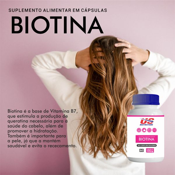 BIOTINA 500MG 60 CAPSULAS