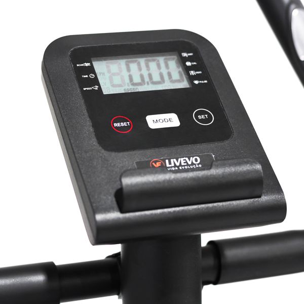Bicicleta Vertical LV-V200 Connect - Preta | Livevo