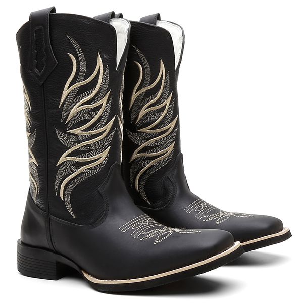 Bota Texana Masculina Raio Bege