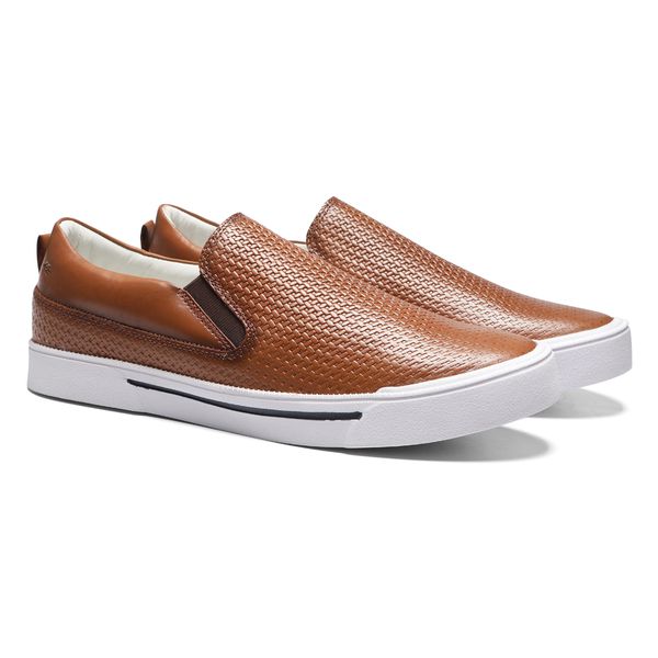 Tênis Slip-On Masculino Gallant Whisky Valentus 