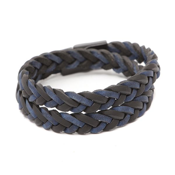 Pulseira em Couro Valentus Trançado 