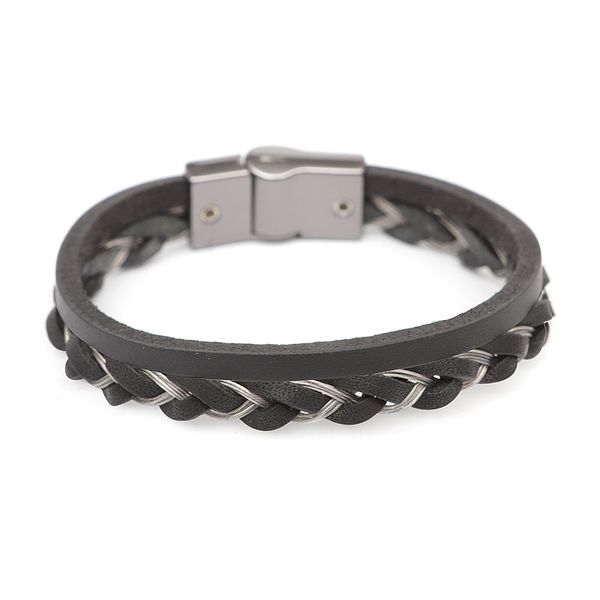 Pulseira Dupla em Couro Valentus