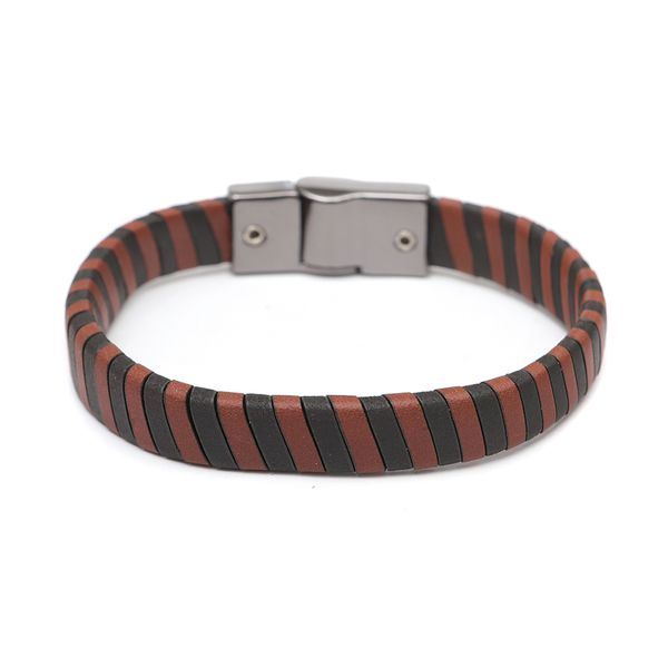 Pulseira Dupla em Couro Valentus