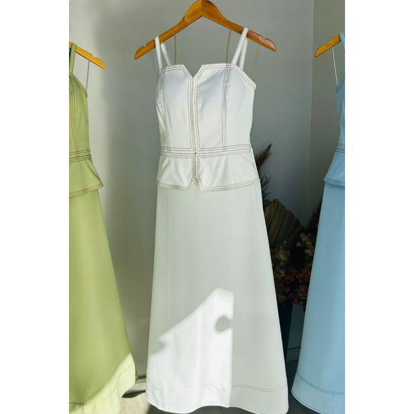 Vestido mídi - branco