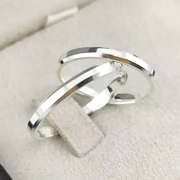 Alianças de Prata Anápolis 3mm