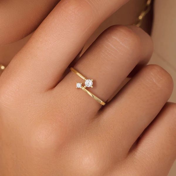 Anel de Noivado Passeio das Aguas 3mm