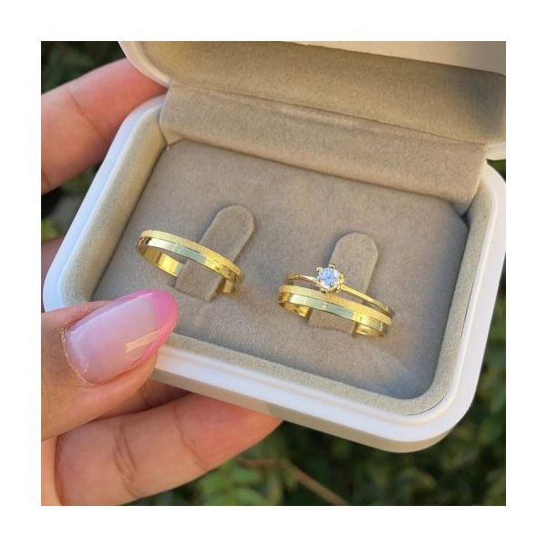 Alianças de Casamento Reta 3mm Cáceres