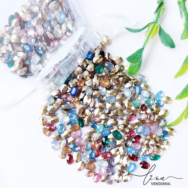 Chaton Oval 8MM 
