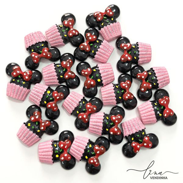 Cupcake Minnie Resina (2Uni.)