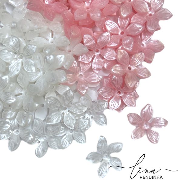 Florzinha Perolizadas (6Uni.)