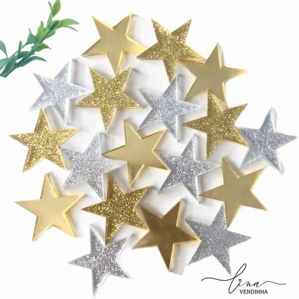 Estrela Acrílica 2cm