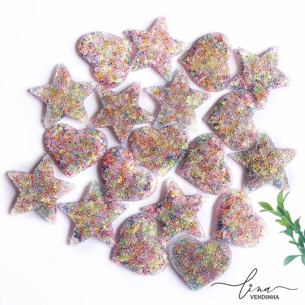 Aplique Acrílico Craquelado (2Uni.)