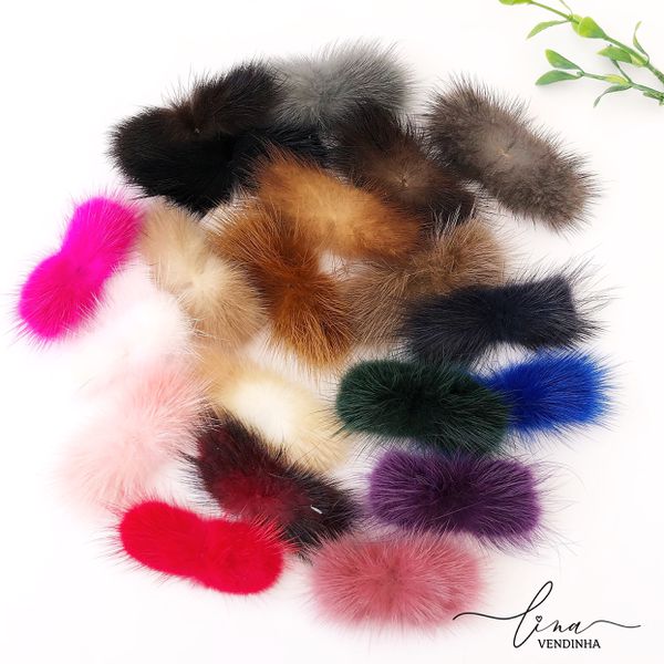 Aplique Pompom Retangular (Bigode)