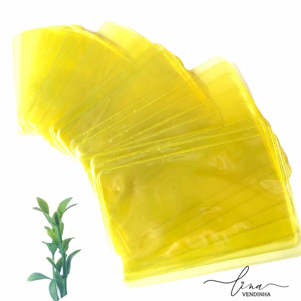 kit Plástico Selado Para Piscina Amarelo 