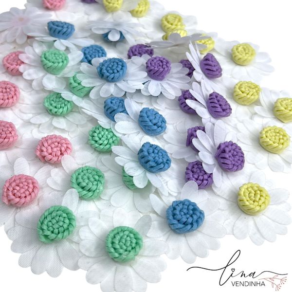 Margarida Organza/Feltro (2Uni)