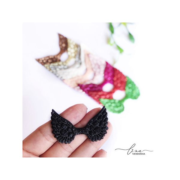 Asas Glitter (4 unid)