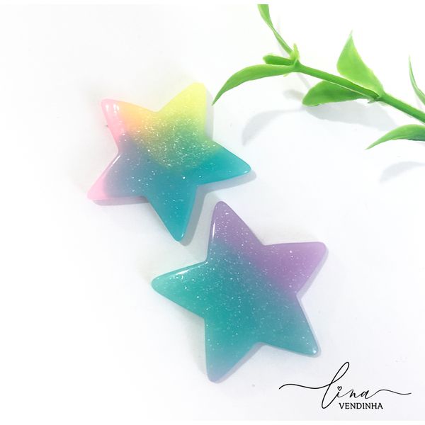 Estrela Acrílico Candy (2Uni.)