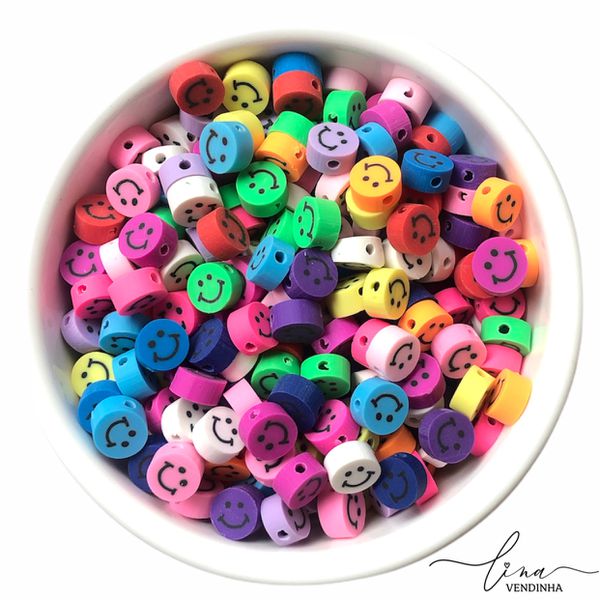 Contas Smile De Fimo