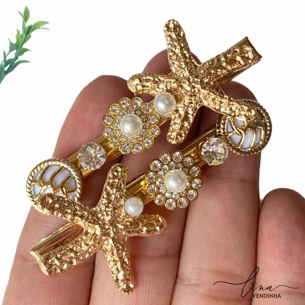 Bico de Pato Estrela do Mar Dourado 
