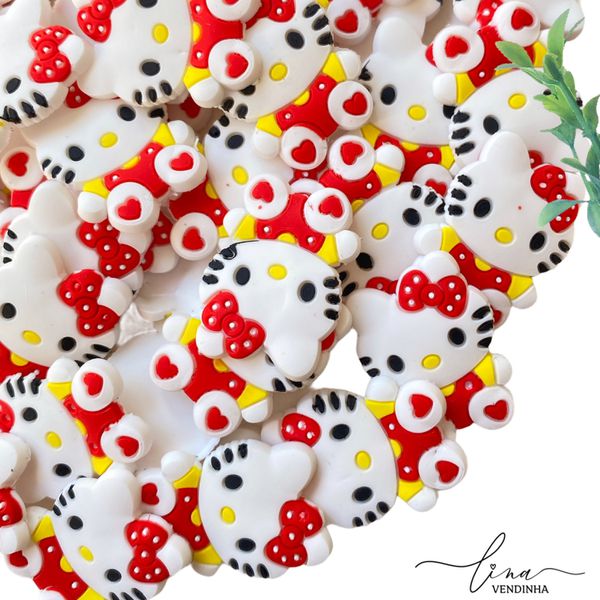 Hello Kitty Vermelha Emborrachado