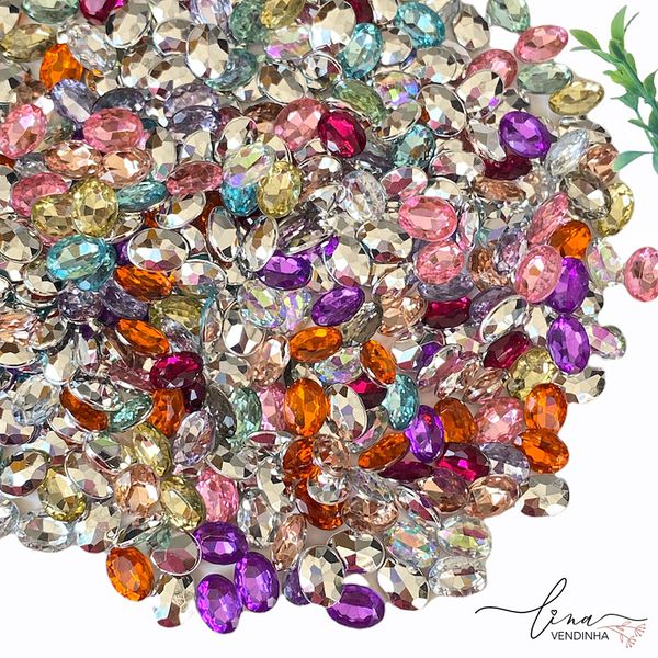 Chaton Oval 6X8MM 