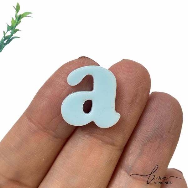 Iniciais Minúsculas Azul Bebê (2Uni.) 