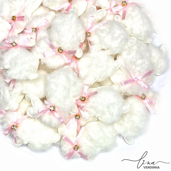 Coelha Pelúcia Laço (2Uni.) 