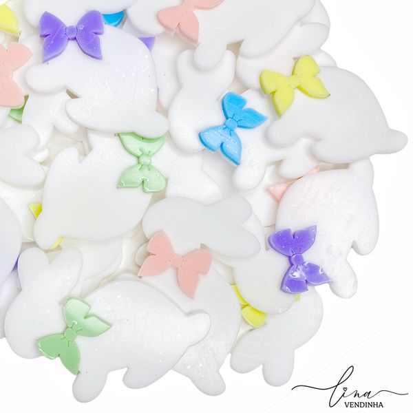 Coelho Laço Acrílico 6CM (2Uni.) 