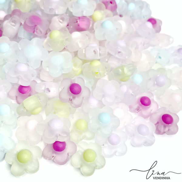 Contas Flor Fosca (15MM)