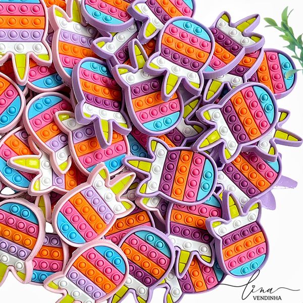 Unicórnio POP IT Emborrachado (2Uni.) 