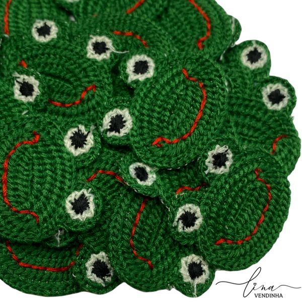 Mini Sapinho Tricô (4 unid)