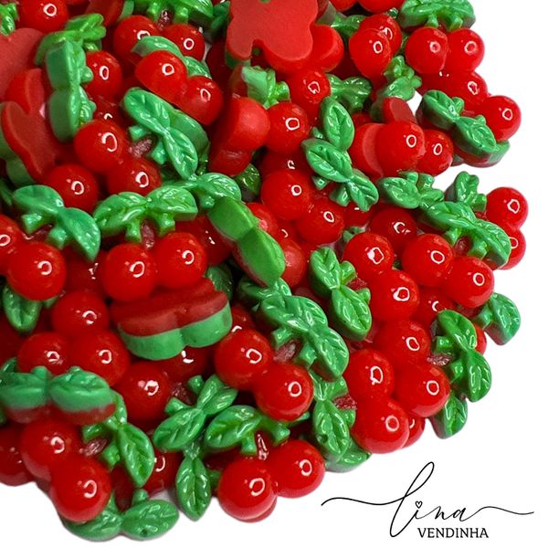 Micro Cereja resina (10Uni.) 
