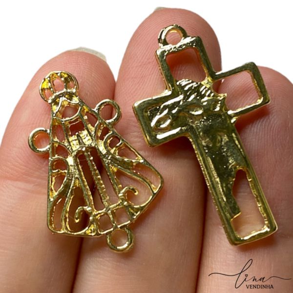Terço Metal Ouro