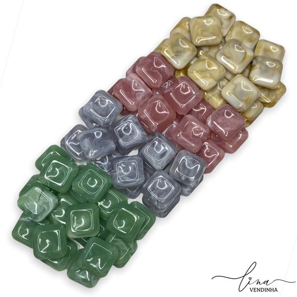 Pastilha Quadra Passante Grande (6Uni.) 