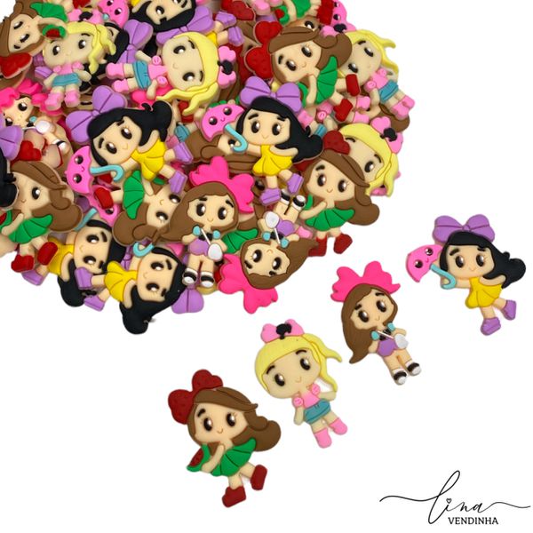 Bonecas Laços Emborrachada (4Uni.) 