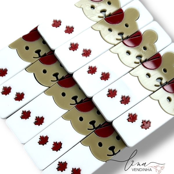 Hair Clips Maple Bear (2Uni.) 