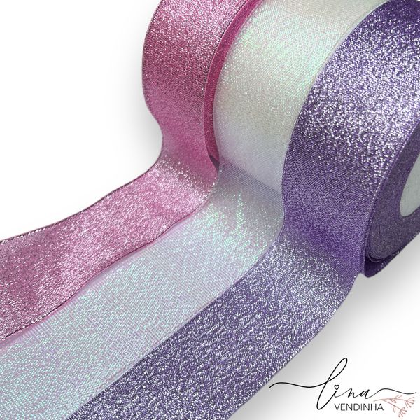 Fita Organza Furta Cor (38MM)