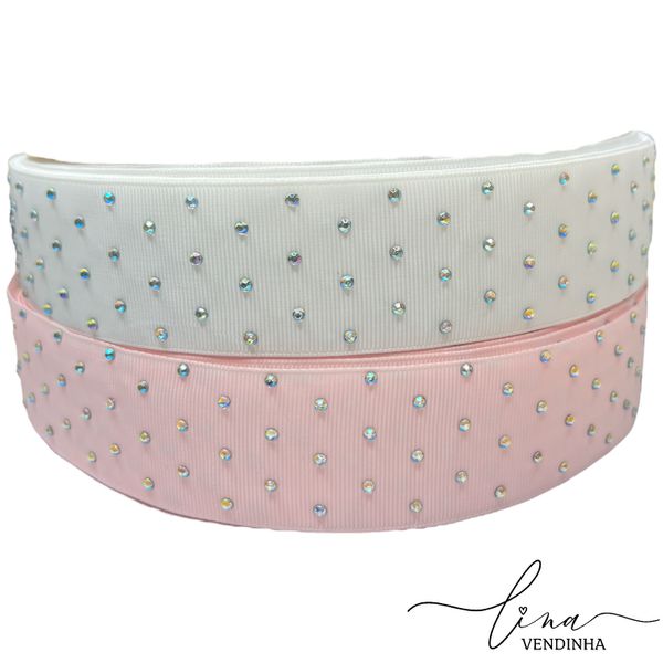 Fita Strass Importada (38mm) 