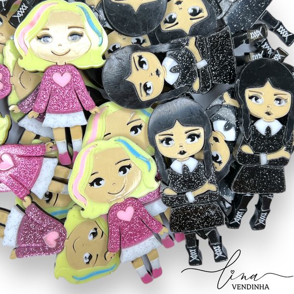 Wandinhas Curvadas Acrílico 8CM (2Uni.) 