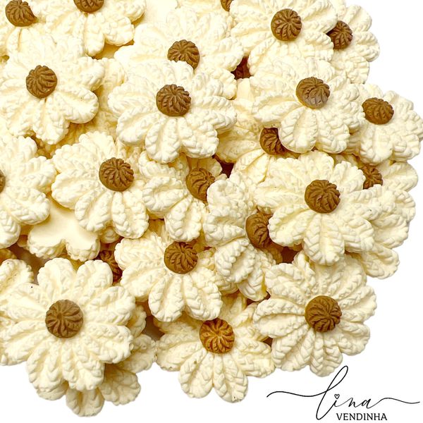 Flor Trançada Resina (2Uni.) 