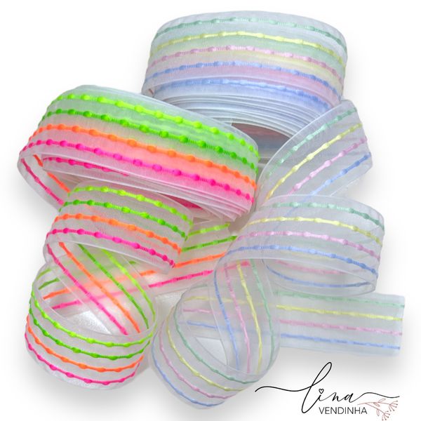 Fita Organza Importada Pestonto (22MM) 