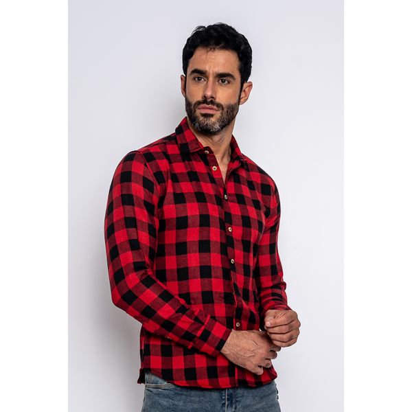 Camisa Masculina Xadrez - Verace Comfort Wear